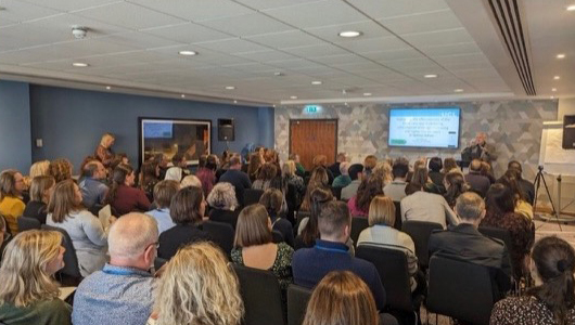 Sterling McPherson giving a presentation