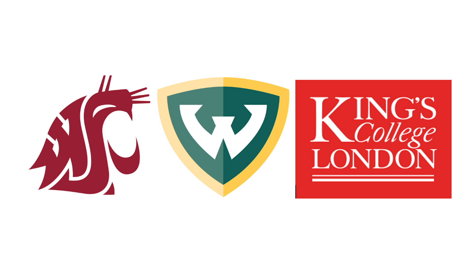 WSU, Wayne State University, Kings College Logos