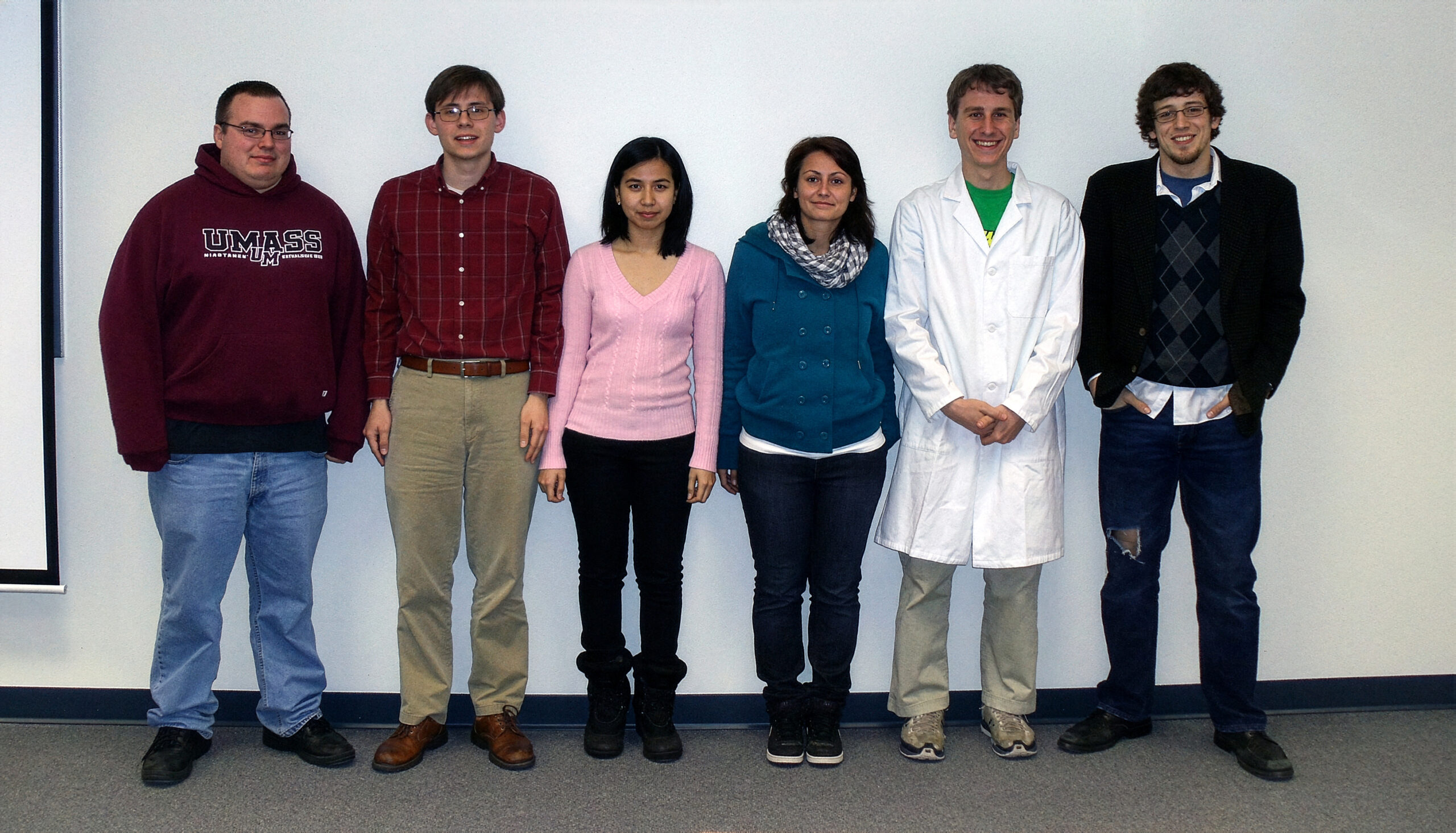 Inaugural group photo from Spring 2011 (left-to-right): Jesse, Tom, Kim, Renita, Stan, Bill
