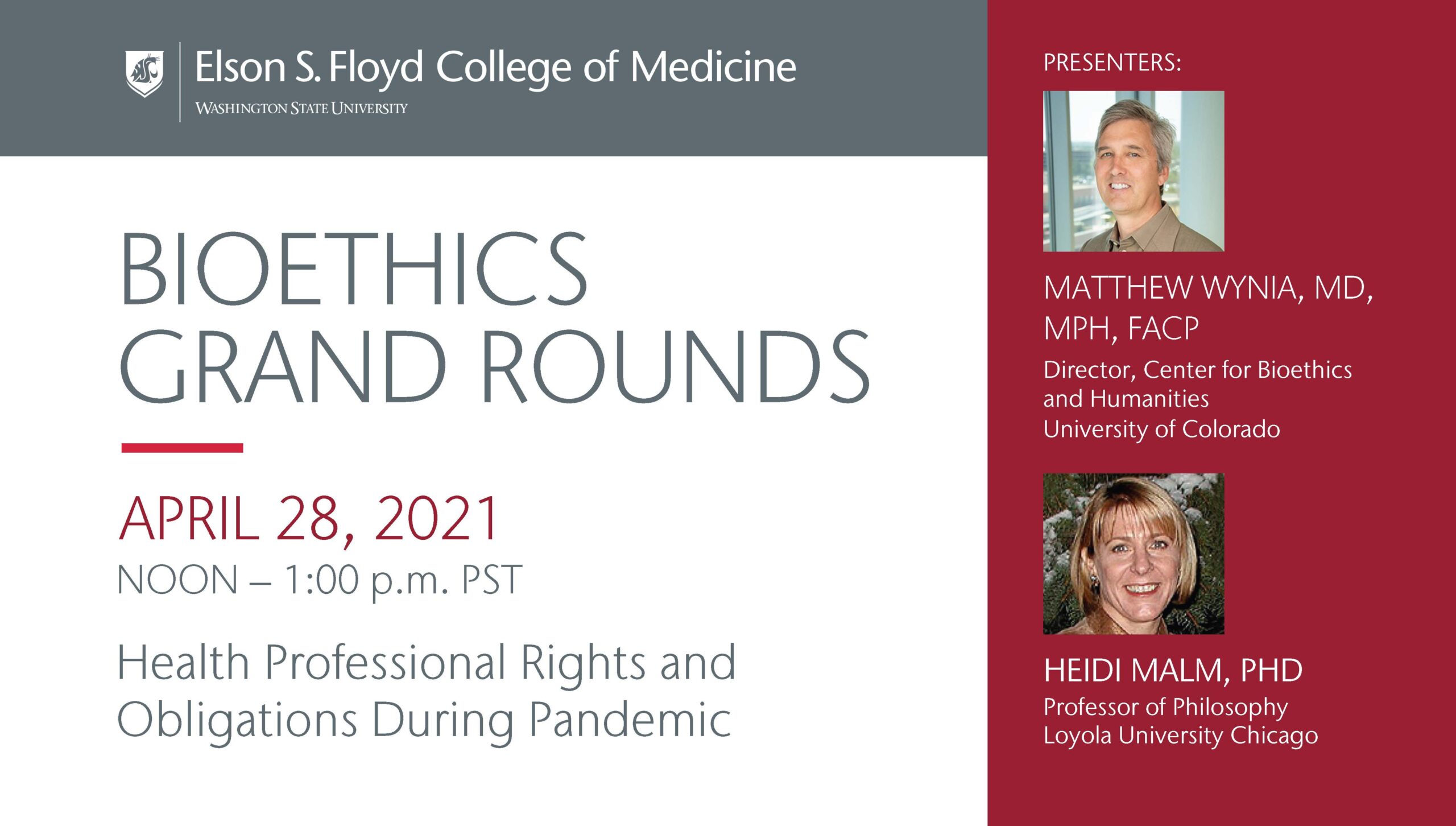 Matthew Wynia and Heidi Malm