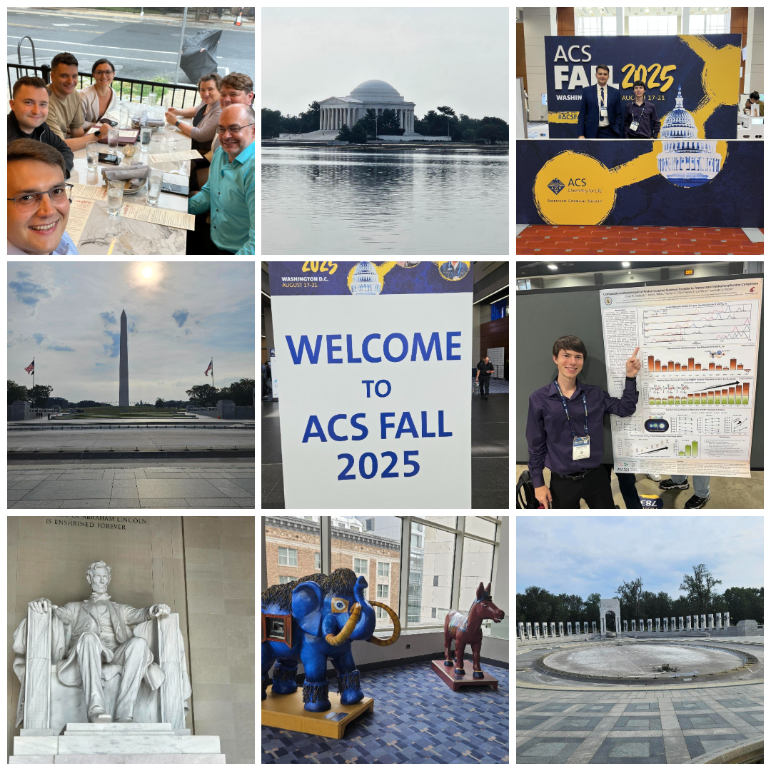 Collage with photos from the ACS Fall 2025 conference in Washington D.C.