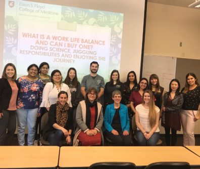 team at a Lunch and Learn event