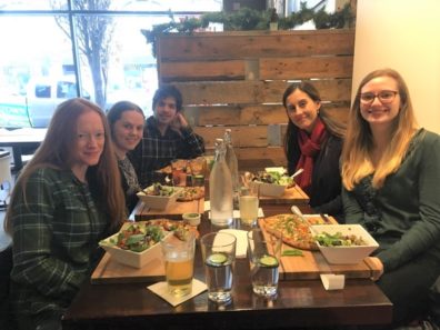 PIZZA AT ONE OF SPOKANE’S BEST FOR A LAB LUNCH