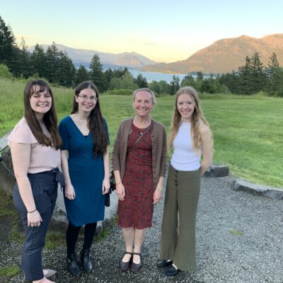 Professor Gartstein and three female students