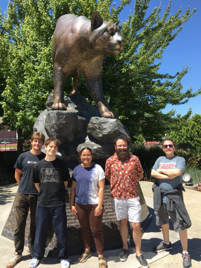 Photo with students from USD