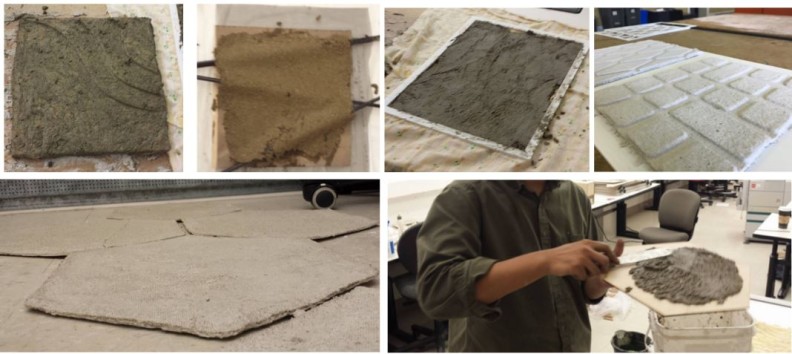 Papercrete Prototypes