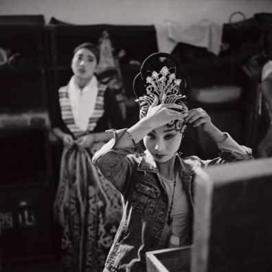 A hundred years ago, the costumes were adorned with real jewels. Today they're still handmade and very elaborate.