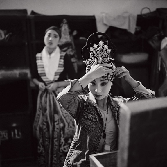 A hundred years ago, the costumes were adorned with real jewels. Today they're still handmade and very elaborate.