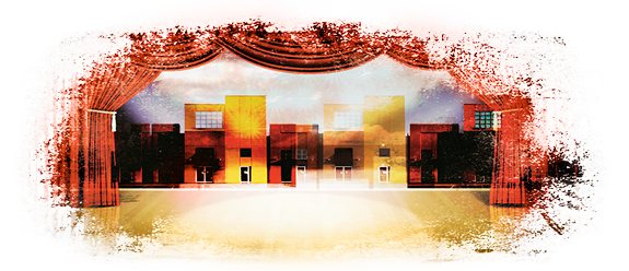 strip mall illustration