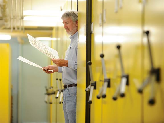Herbarium director Larry Hufford.
