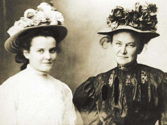 Xerpha and Mrs. Trantum, a friend.