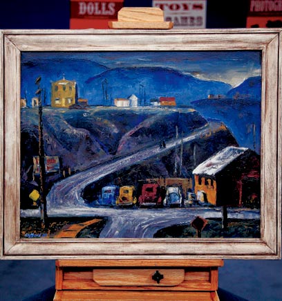 A rare early painting by Clyfford Still '35 of the Grand Coulee Dam under construction surfaced this winter on an episode of Antiques Road Show.