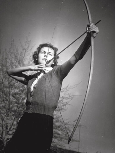 Archery practice, 1941