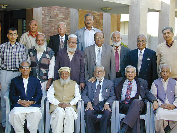 S.M. Ghazanfar ’68 met with fellow Cougars