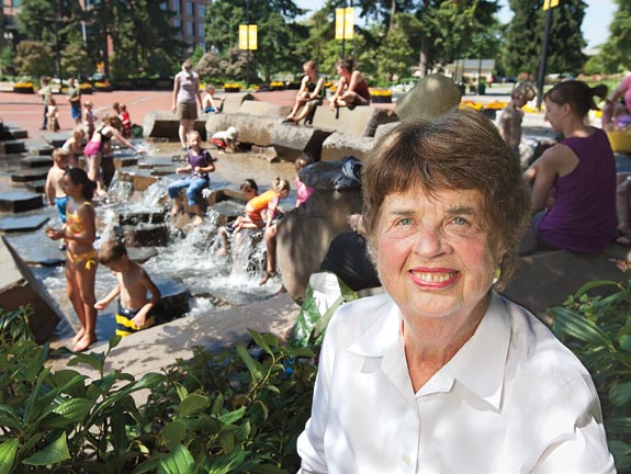 Florence Wager at Esther Short Park