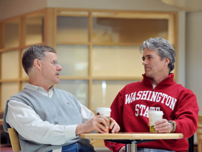 Terry McElwain (left) and Guy Palme
