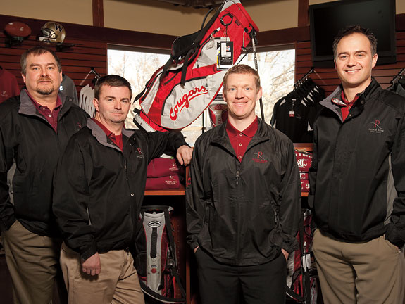 Mike Bednar '92, '04; Todd Lupkes '92; Jeremy Wexler '00; Tyler Jones '92