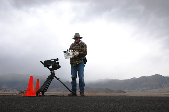 Alan Baker ‘94 PhD working the camera