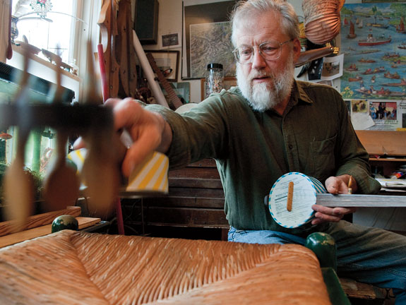 John Elwood with a “canjo”