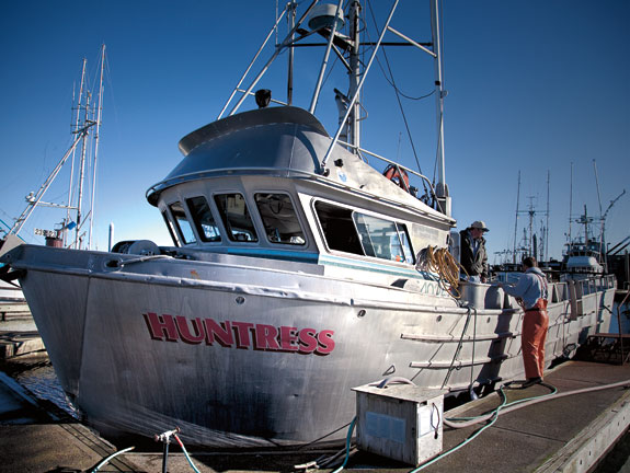 Toste’s boat Huntress