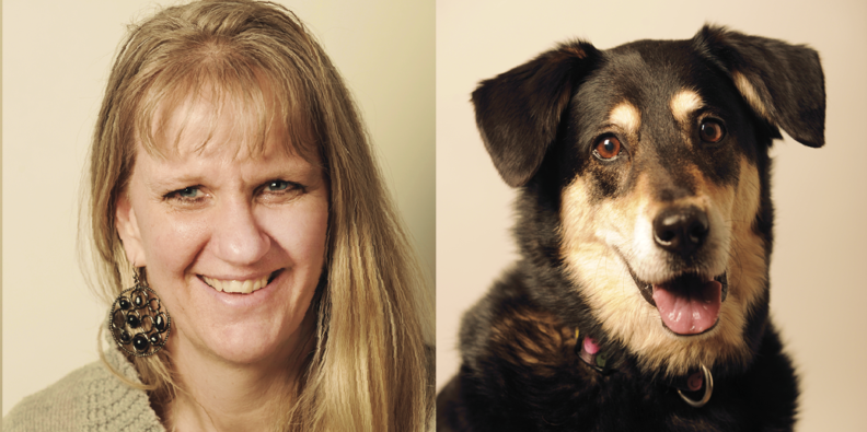 Eva Day Wulff '89 and Pongo