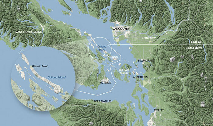 Galiano map