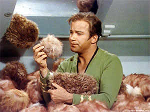 Image from Star Trek: The Original Series episode, The Trouble With Tribbles (c) 1967 Paramount Pictures