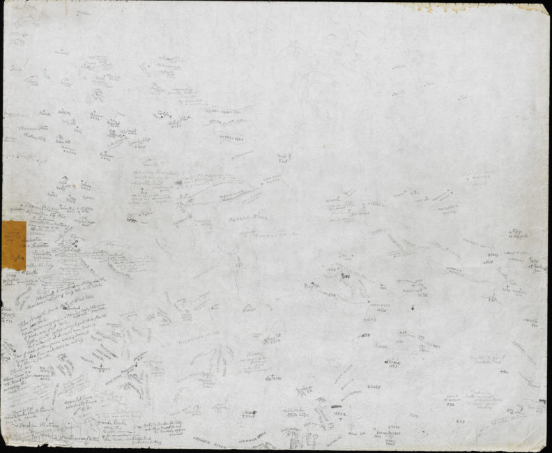 Mystery map at WSU - back