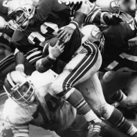 Nicknamed Mr. 3rd Down for his knack of gaining first downs as a running back, Dan Doornink '78 played one season for the New York Giants and seven seasons for the Seattle Seahawks. Al Messerschmidt/AP