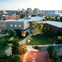WSU Spokane medical sciences buildings. Photo Zach Mazur