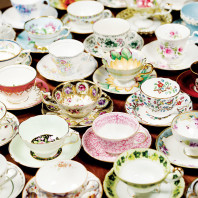 Stevens Hall teacups. Photo Shelly Hanks