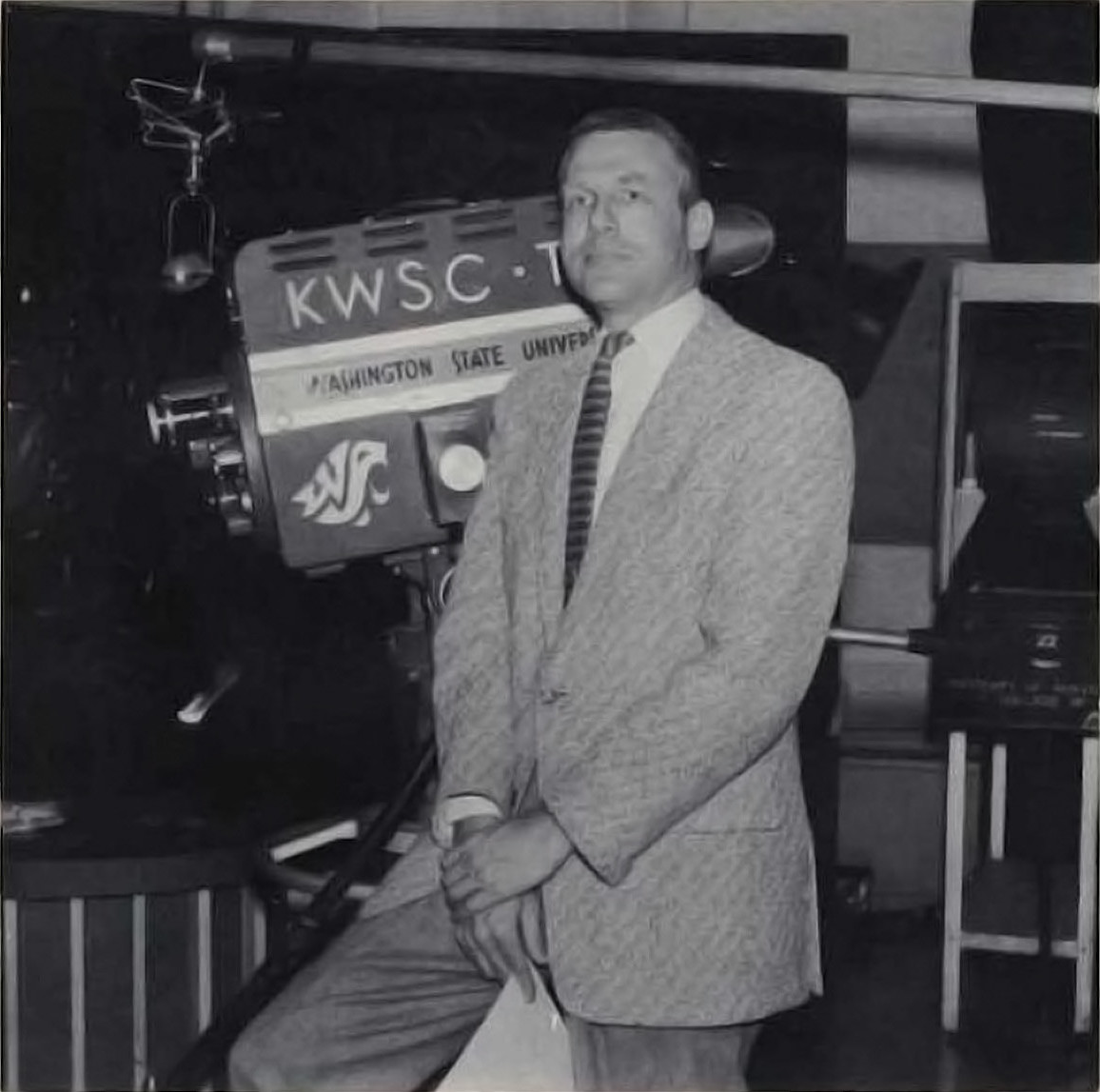 Robert Mott in the KWSC studio