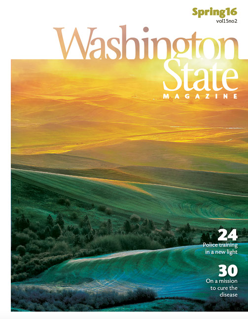 Spring 2016 Washington State Magazine cover