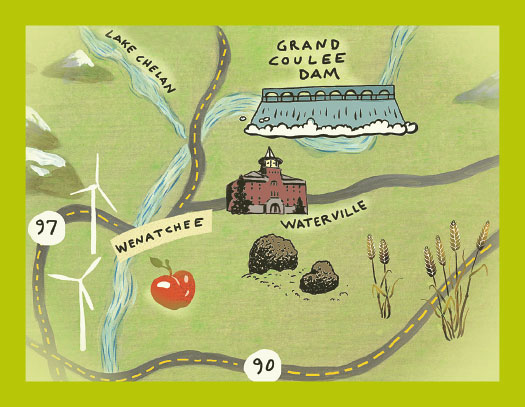 waterville map