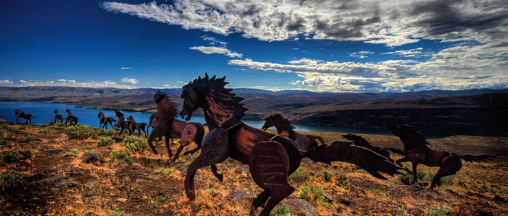 Wild Horse monument at Vantage