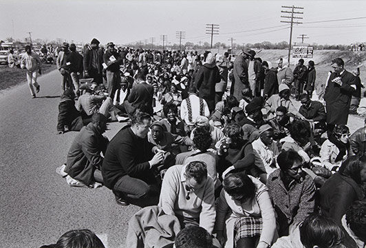 Scenes from the March to Selma, 1965. Photo James H. Barker
