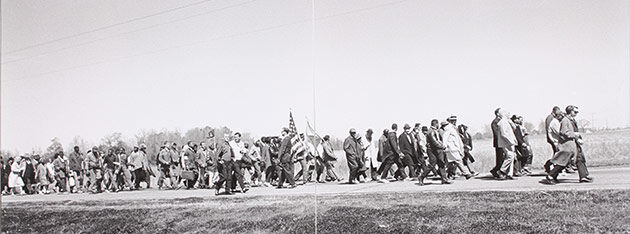Scenes from the March to Selma, 1965. Photo James H. Barker
