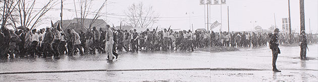 Scenes from the March to Selma, 1965. Photo James H. Barker