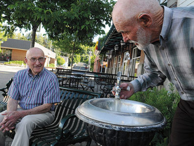 Walt Butcher and Norm Whittlesey. Photo Zach Mazur.