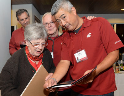 Mary Hundley with Larry Arcia