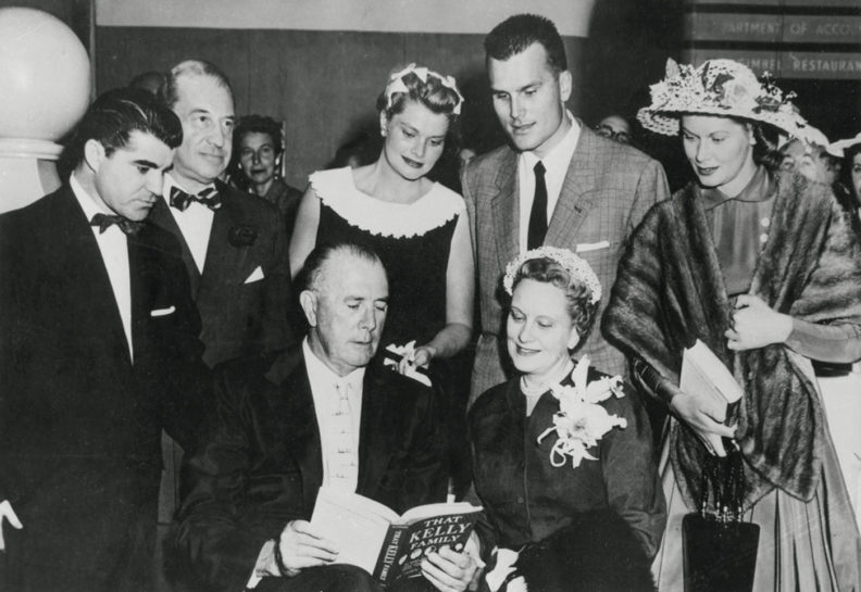 John McCallum with Grace Kelly's family