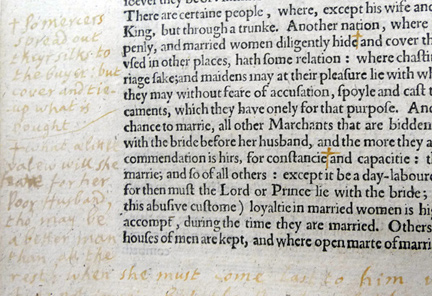 Montaigne Essays marginalia