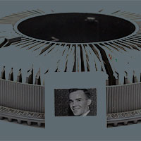 Vintage slide rack projector (Photoillustration from photos by yanukit/123RF and WSU MASC)