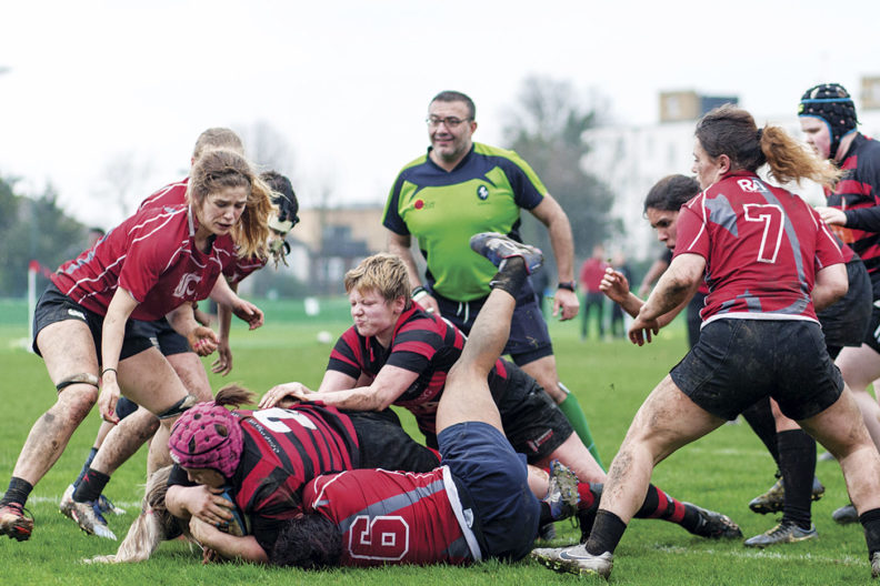 WSU rugby's March 2017 game against Blackheath Football Club
