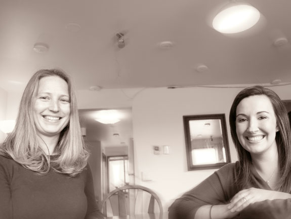 Jennifer Walker and Courtney McAlister