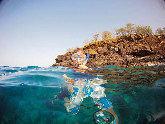 Brian Tissot surfaces near the Red Hill replenishment area