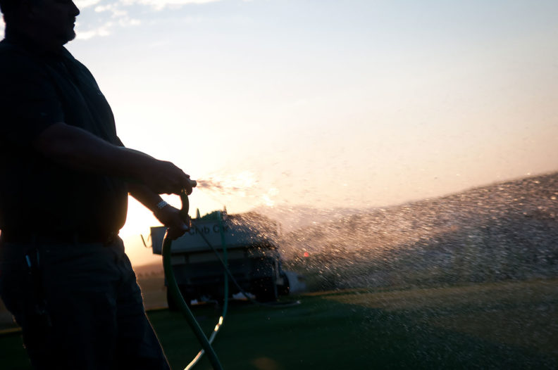 Watering at Palouse Ridge