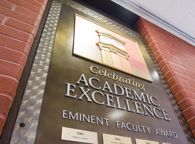 WSU Eminent Faculty Award in French Admin