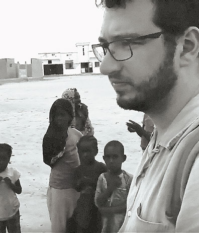 Andrew Stephenson in Senegal - From YouTube (Courtesy Andrew Stephenson)