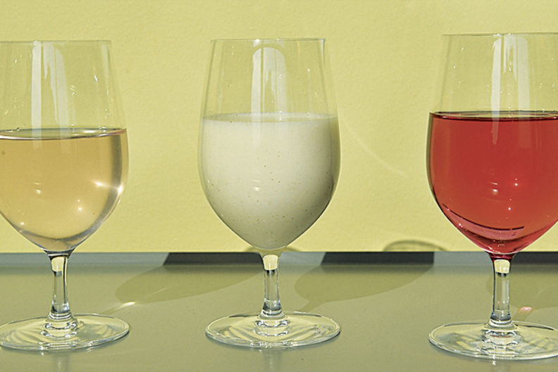 Hibiscus Tea, Horchata, and Strawberry Ginger Infused Water